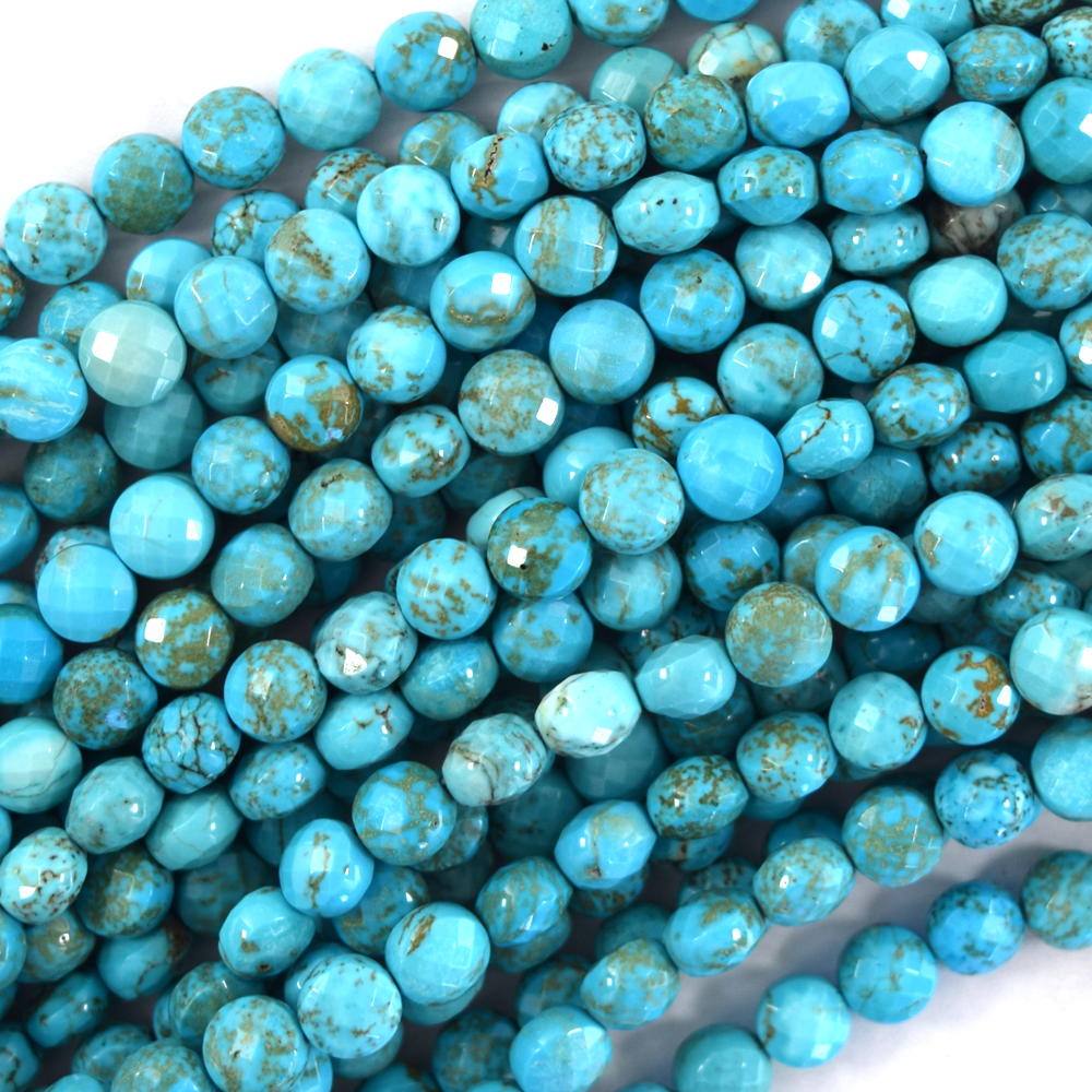 Sale!! SIX pieces 20mm blue coin beads Blue turquoise coin beads 