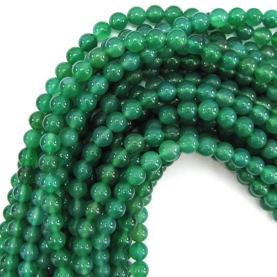 Green Onyx Round Beads Gemstone 15" Strand 3mm 4mm 6mm 8mm 10mm 12mm 