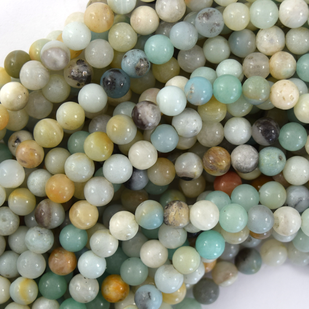 Amazonite round beads 8mm 10mm 12mm strand of beads 