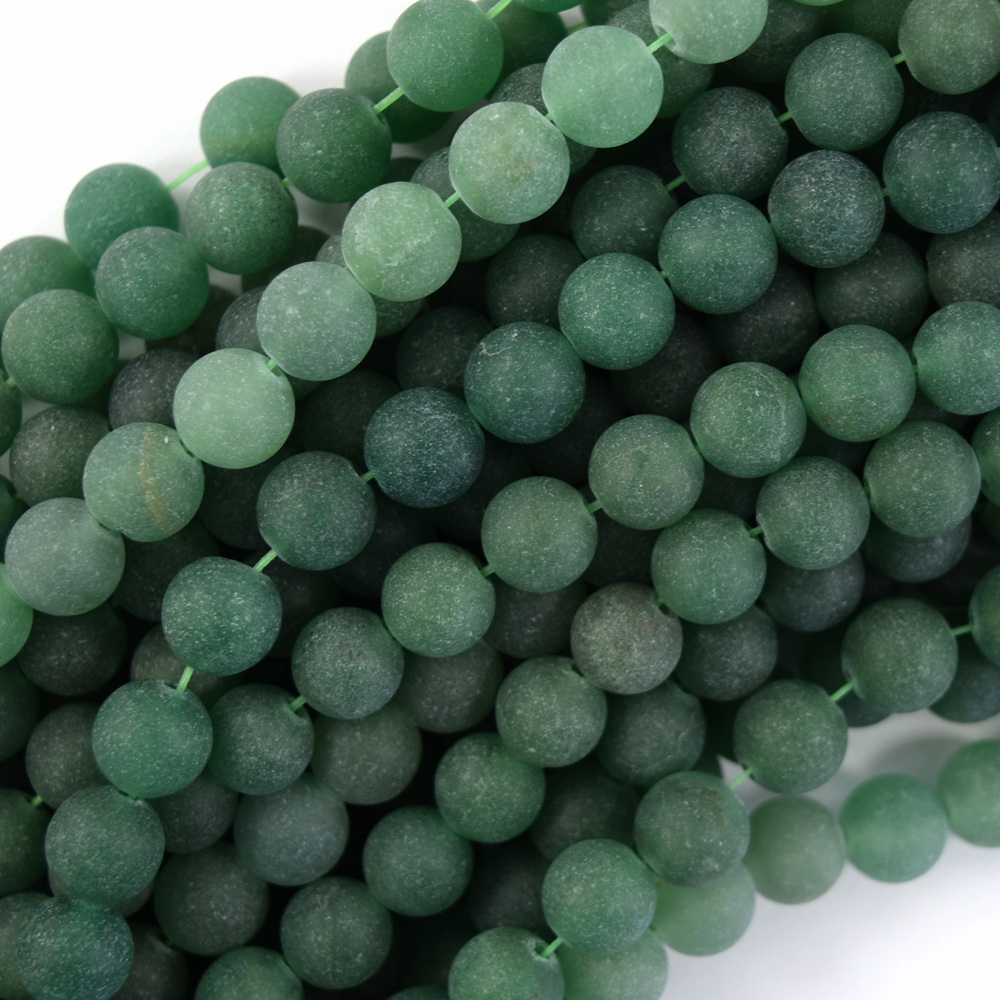Natural Green Aventurine Stone Round Beads 15.5'' 2mm 3mm 4mm 6mm 8mm 10mm 12mm 