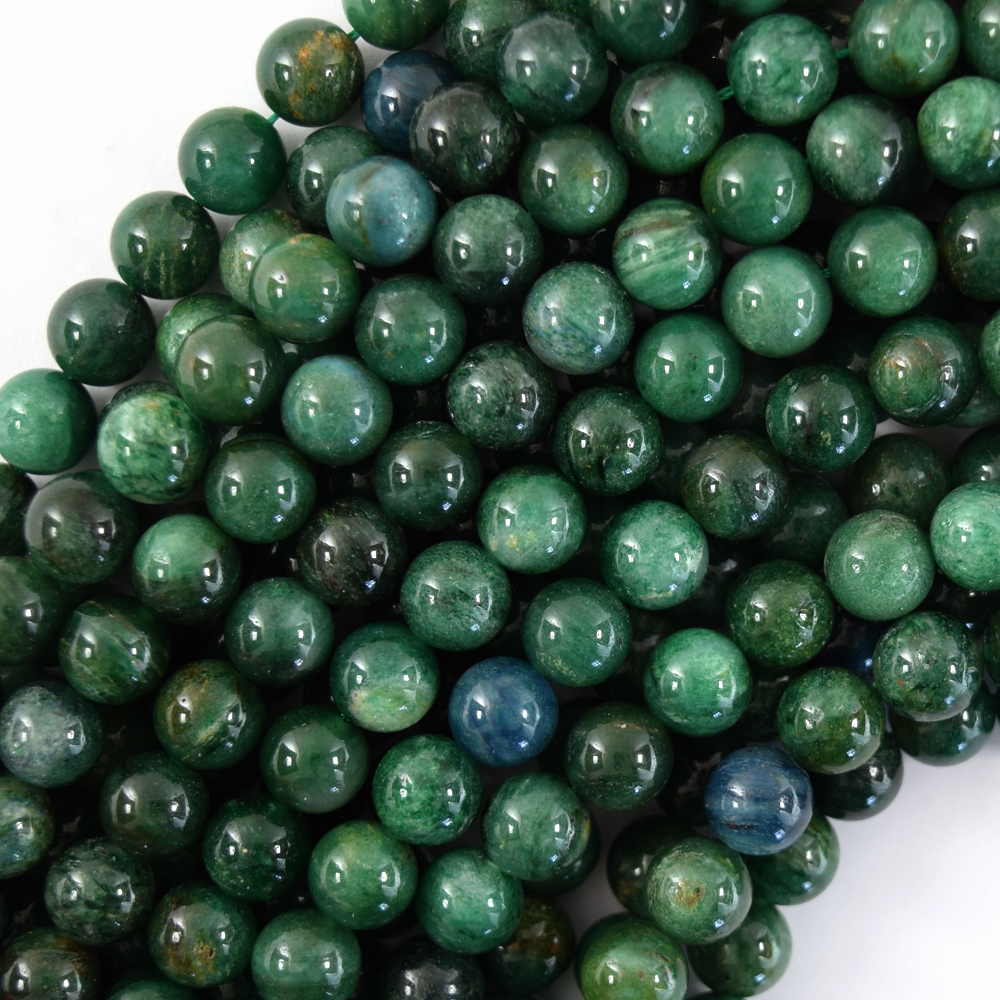 16 Muscovite Common mica Round Beads 12mm 7.5" #85448