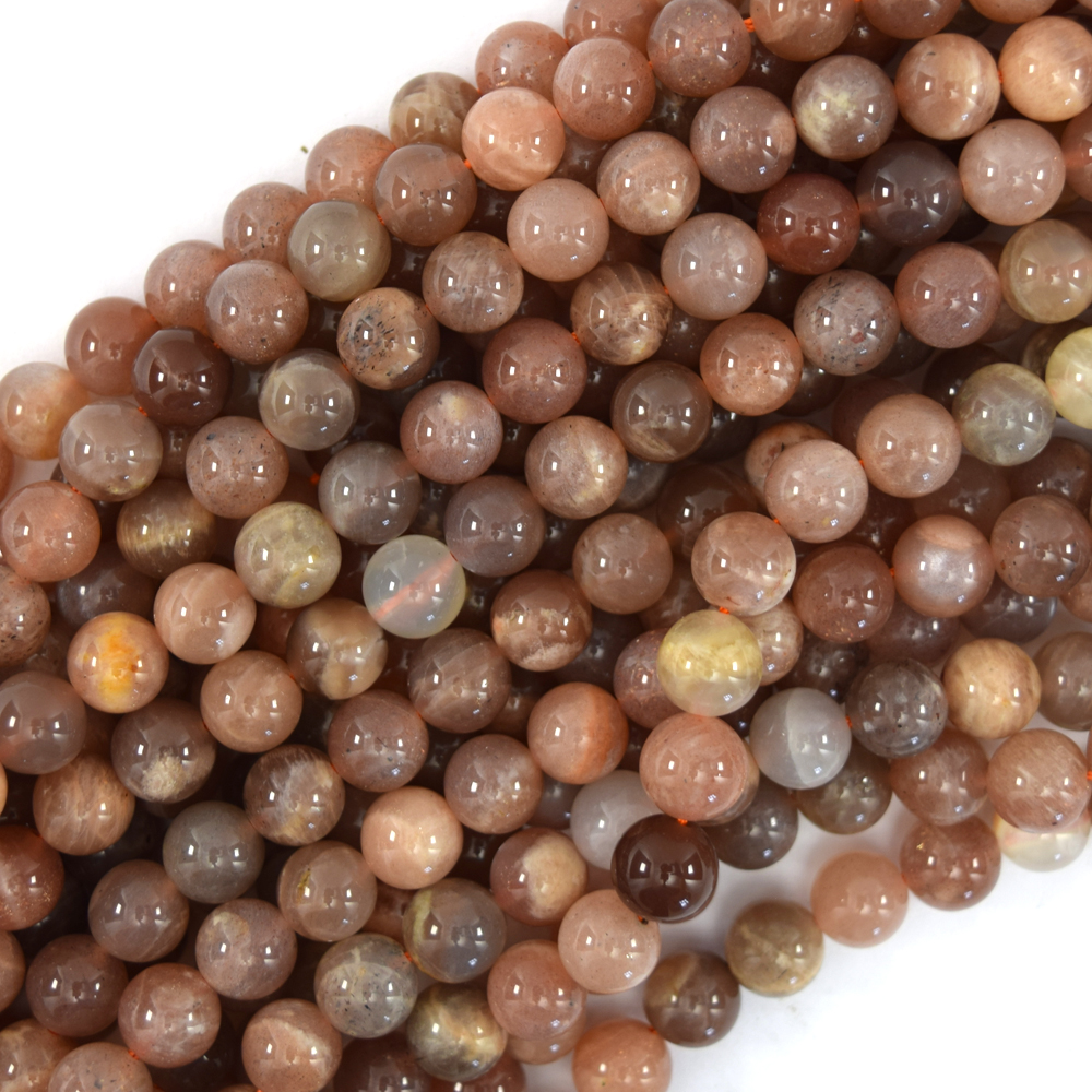 Natural Matte Frosted Sunstone Gemstones Round Beads 6mm 8mm 10mm 12mm 15.5''