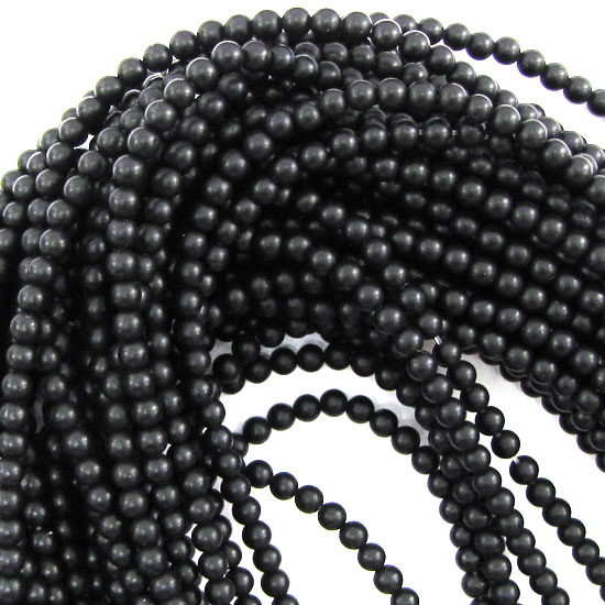 Black Onyx Round Beads Gemstone 15" Strand 2mm 4mm 6mm 8mm 10mm 12mm 14mm 