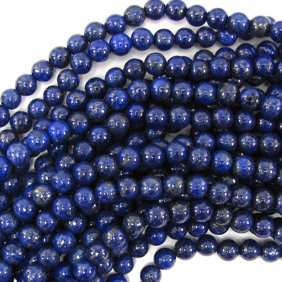 Blue Lapis Lazuli Round Beads 15 Strand 2mm 3mm 4mm 6mm 8mm 10mm 12mm