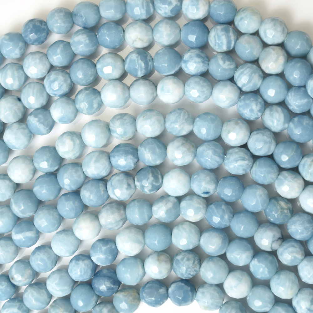 Natural Blue Larimar Quartz Round Beads 15" 4mm,6mm,8mm,10mm,12mm 