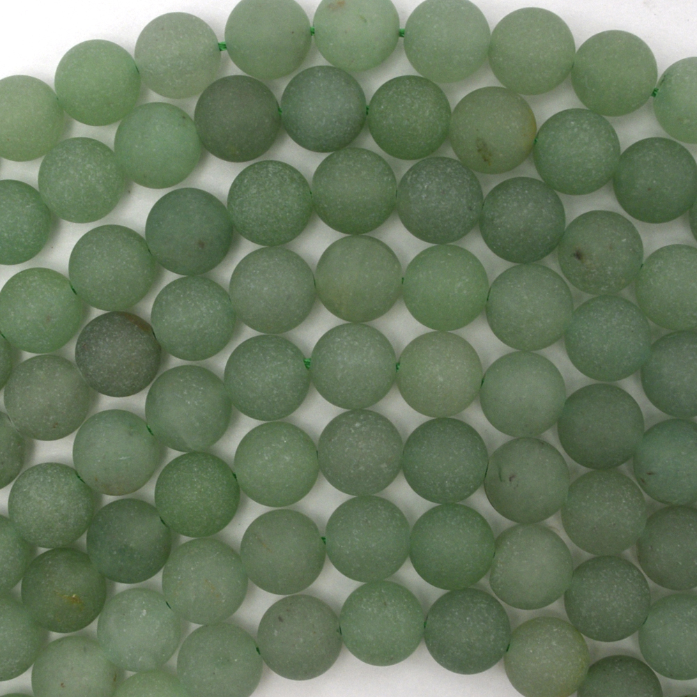 80002374-M10 4MM Matte Green Agate Gemstone Round Loose Beads 15 inch Full Strand
