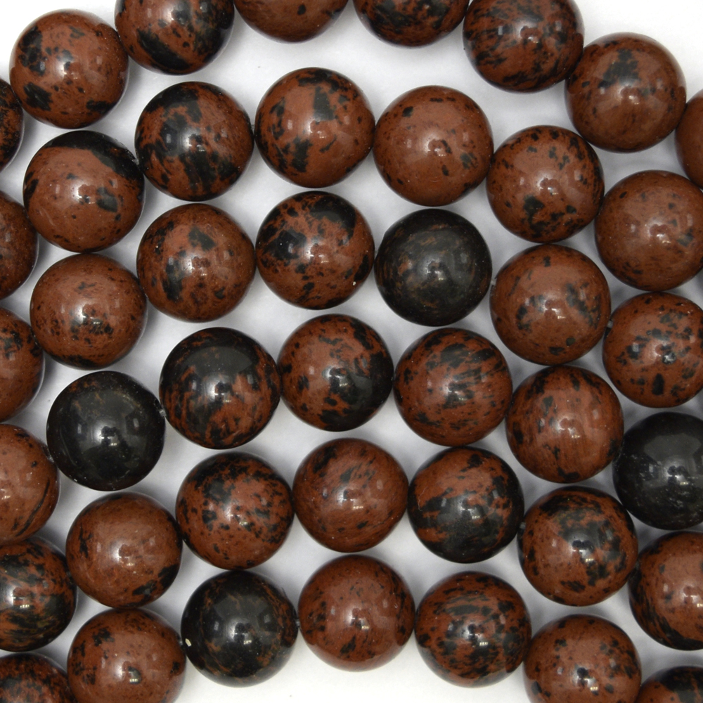 Natural Brown Mahogany Obsidian Round Beads 15 Strand 4mm 6mm 8mm 10mm 12mm 6 49 Picclick