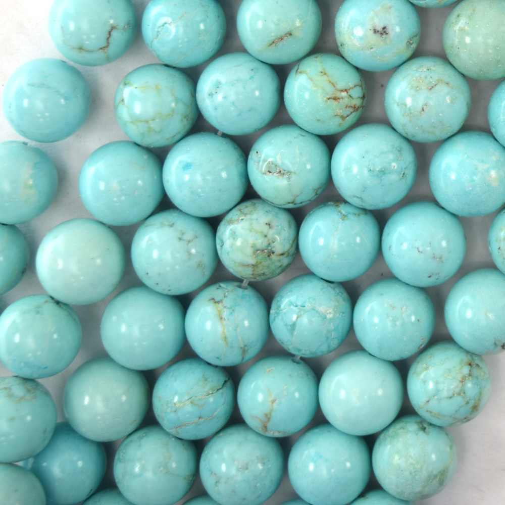 Faceted White Turquoise Round Beads Gemstone 15.5" Strand 4mm 6mm 8mm 10mm 12mm 