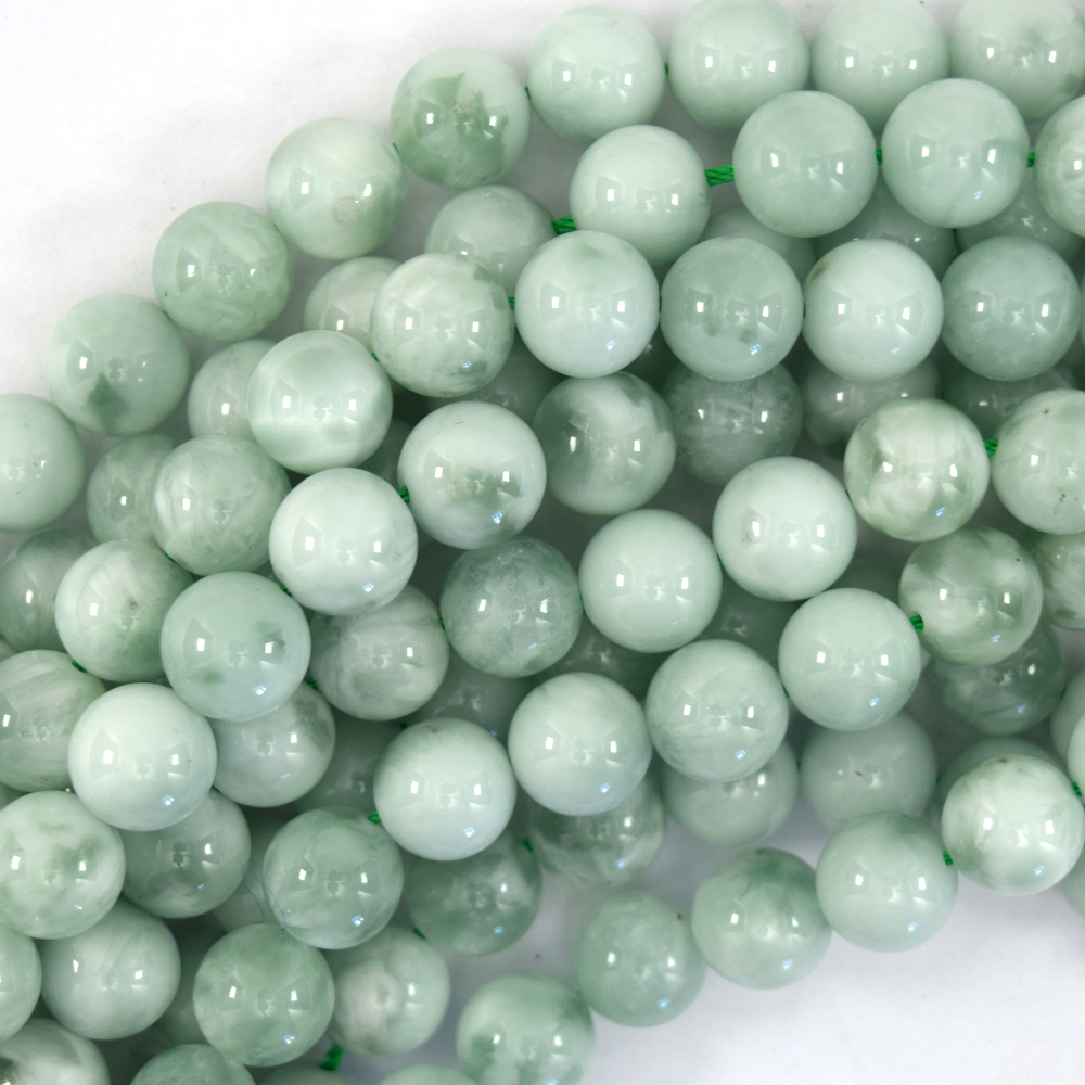 Natural New Jade Gemstone Round Spacer Loose Beads 15.5'' 4mm 6mm 8mm 10mm 12mm 